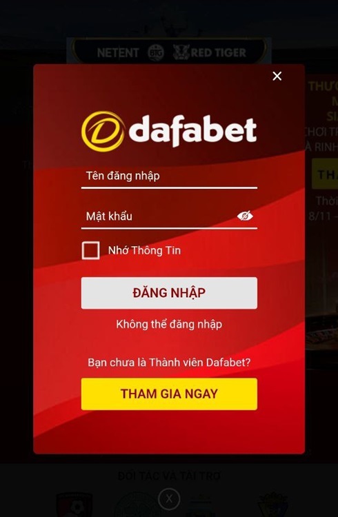 Đăng nhập Dafabet trên điện thoại: Thủ thuật