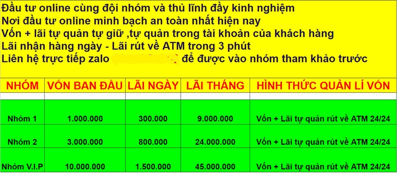 Hoạt động của nhóm Telegram kéo Baccarat